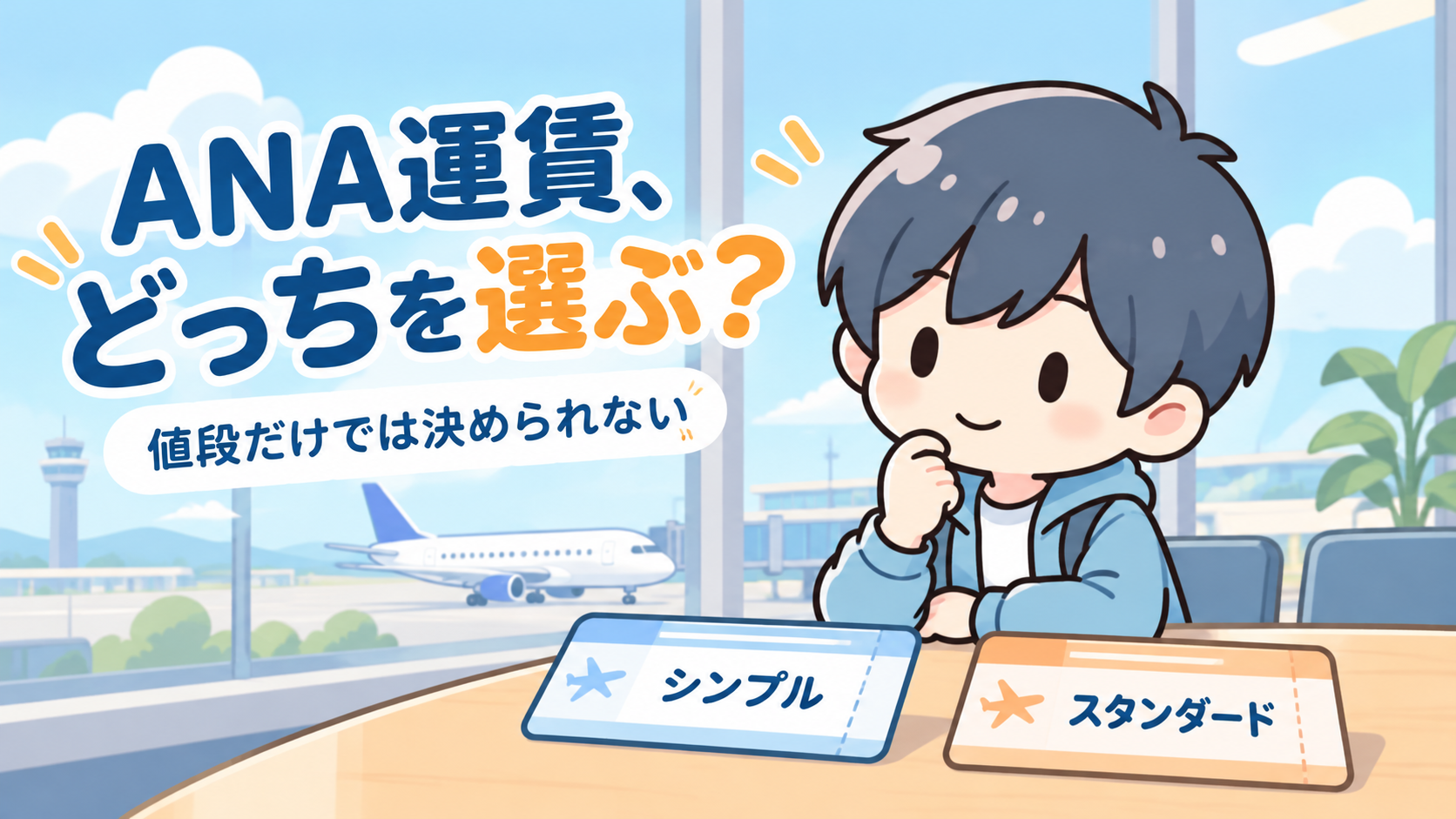 ANAシンプルとスタンダードの選び方を考えるあすぱら
